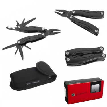 Logo trade corporate gifts image of: Multitool ARMADOR NEW Black Schwarzwolf